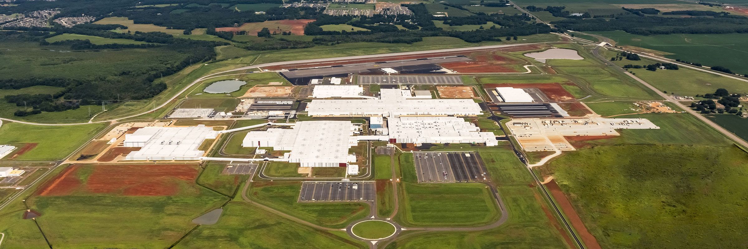 Overview Shot of Mazda Toyota Manufacturing's North Alabama Location