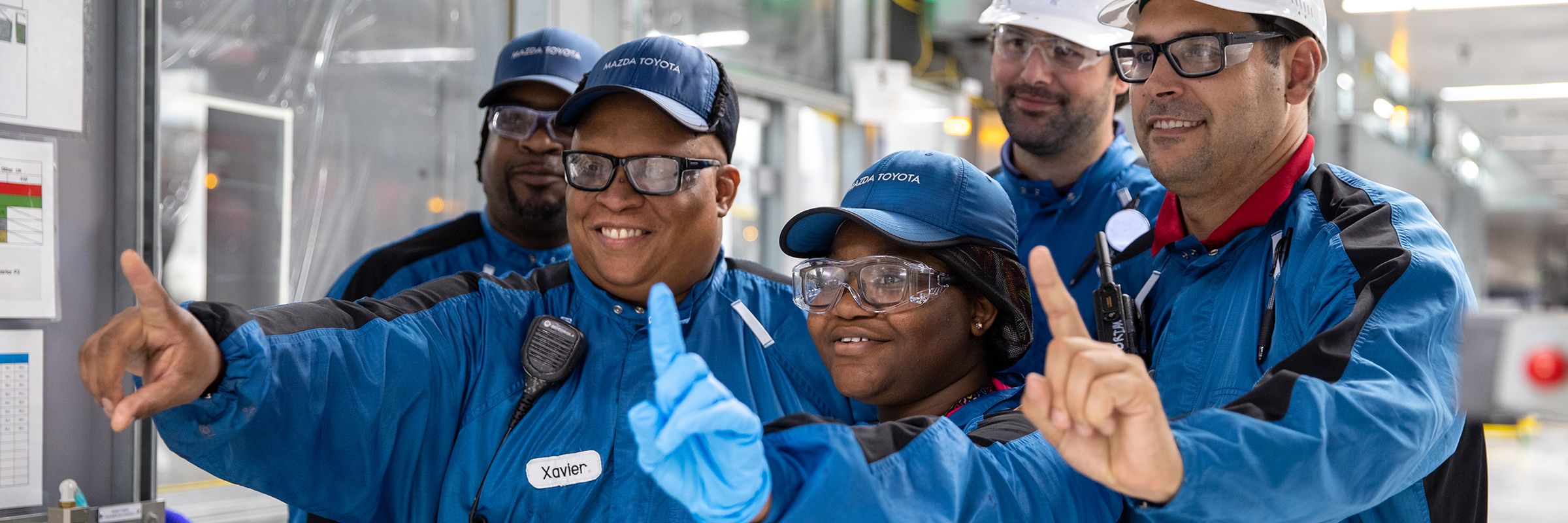 Employees Working at Mazda Toyota Manufacturing in North Alabama